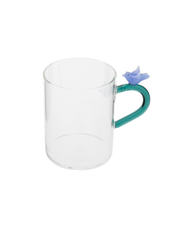 كوب مع طائر