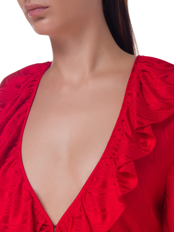 فستان طويل موير بأكمام طويلة