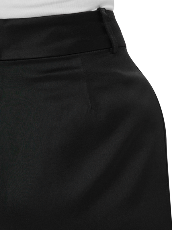 Flared Satin Pants