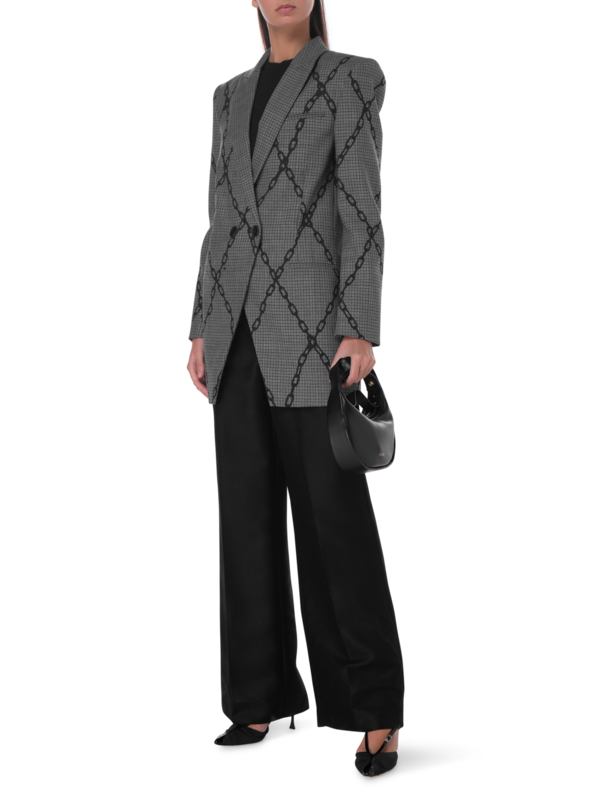 بليزر ستامبد مزين بسلسلة