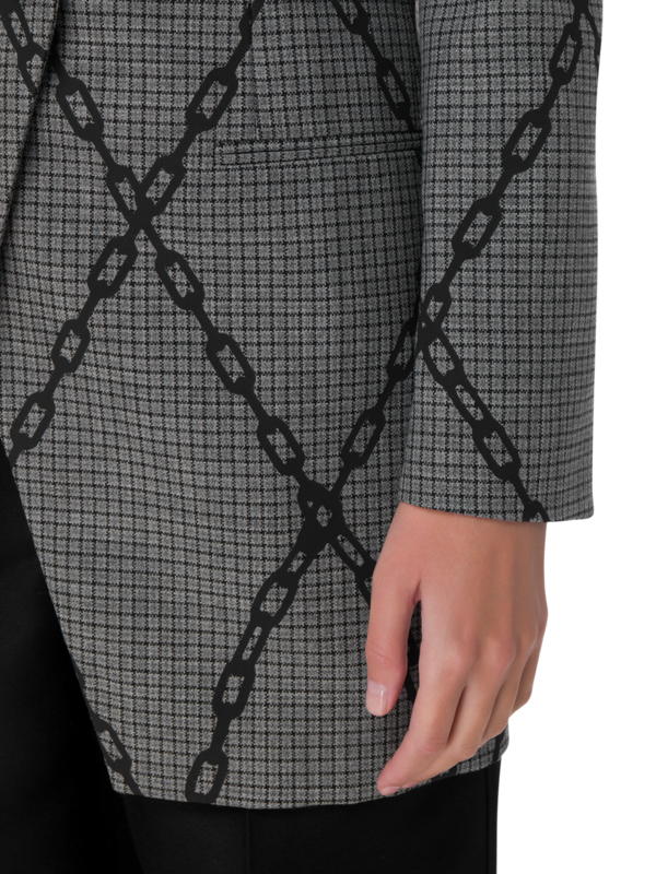 بليزر ستامبد مزين بسلسلة