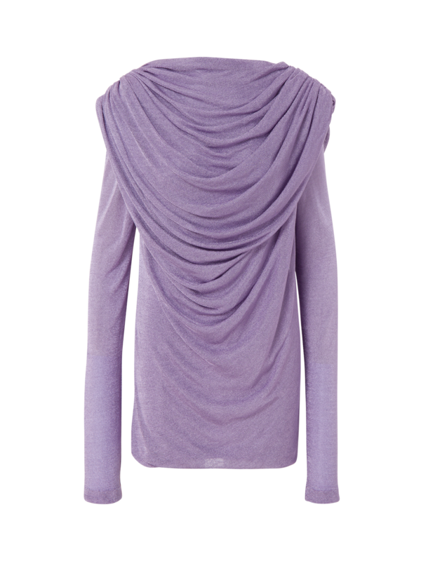 فستان تايدن قصير محبوك بنمط معدني