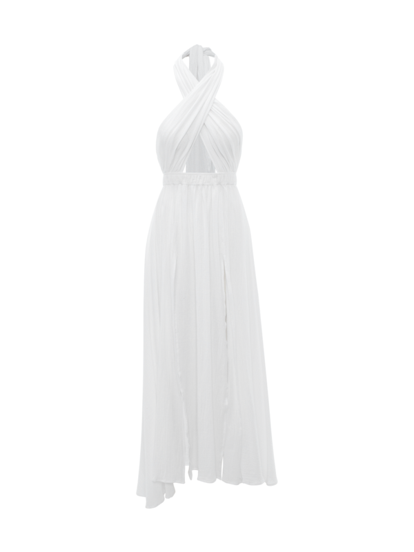 فستان بوكيت بحمالة حول العنق