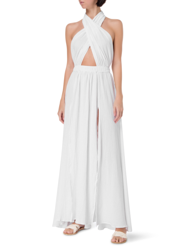 فستان بوكيت بحمالة حول العنق