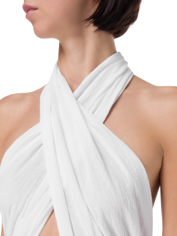 فستان بوكيت بحمالة حول العنق