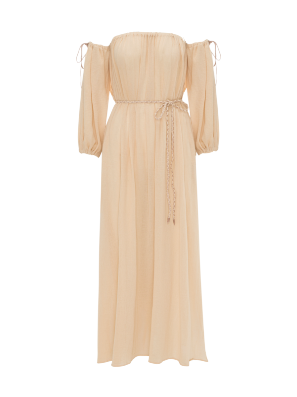 فستان كيكاب مكشوف الكتفين