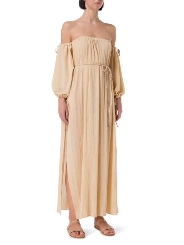 فستان كيكاب مكشوف الكتفين