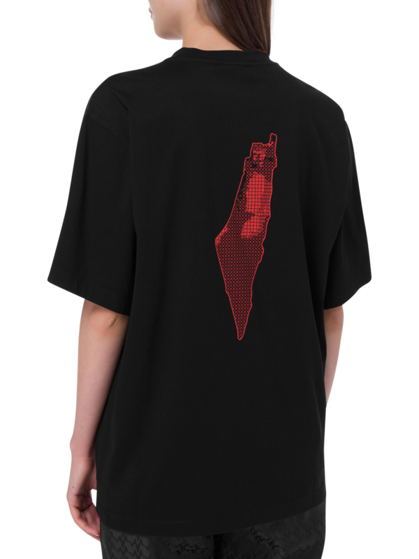 تيشيرت فلسطين كبير الحجم