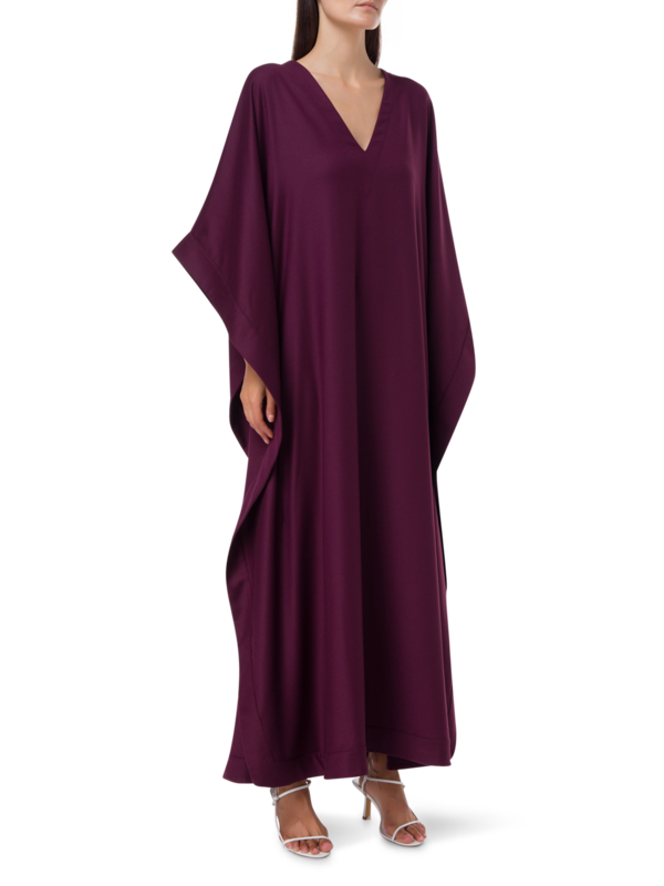 فستان طويل قفطان من الفلانيل