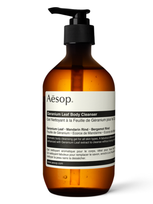 منظف الجسم بخلاصة أوراق الغرنوقي بسعة 500 مل