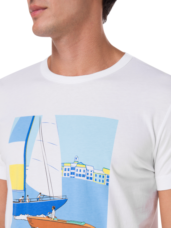 تيشيرت ريتشي مزين بطبعة