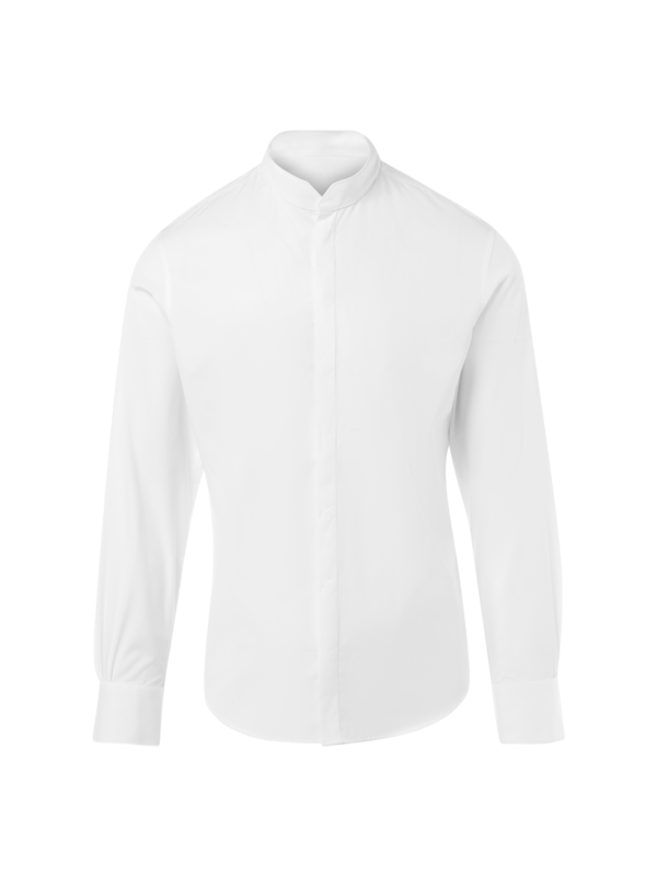 قميص إيكريفين بوبلين بأكمام طويلة