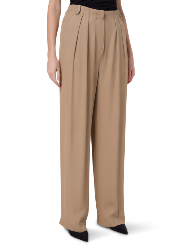 بنطال لورين إيكو من الفسكوز والأسيتات