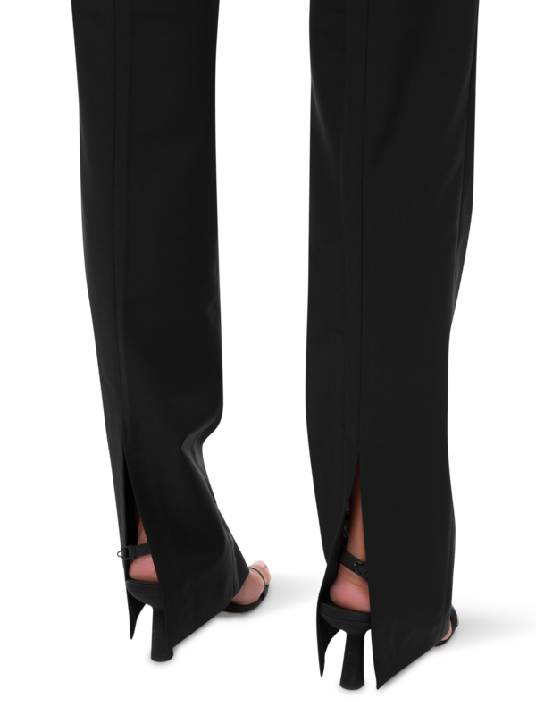 بنطال إلف من الصوف الاستوائي مع فتحات