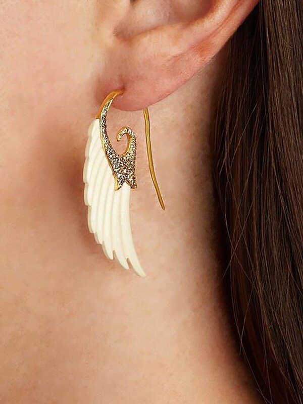 Fly Me To The Moon Wings Earrings