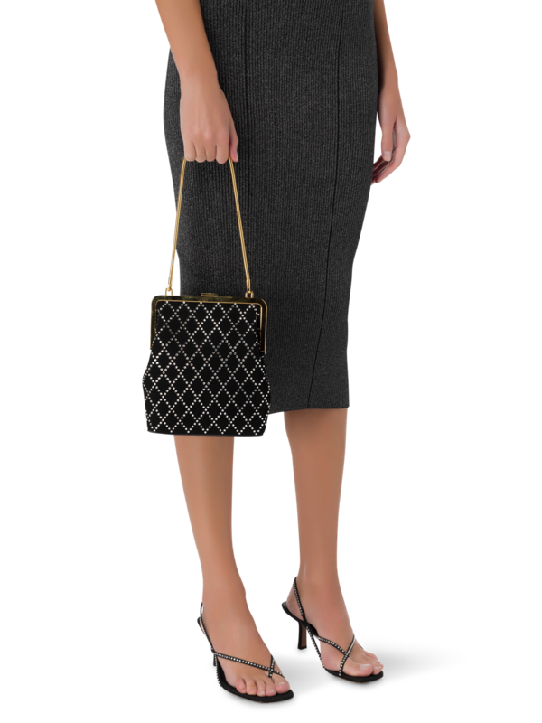 حقيبة ليلث للسهرات مرصعة بالكريستال