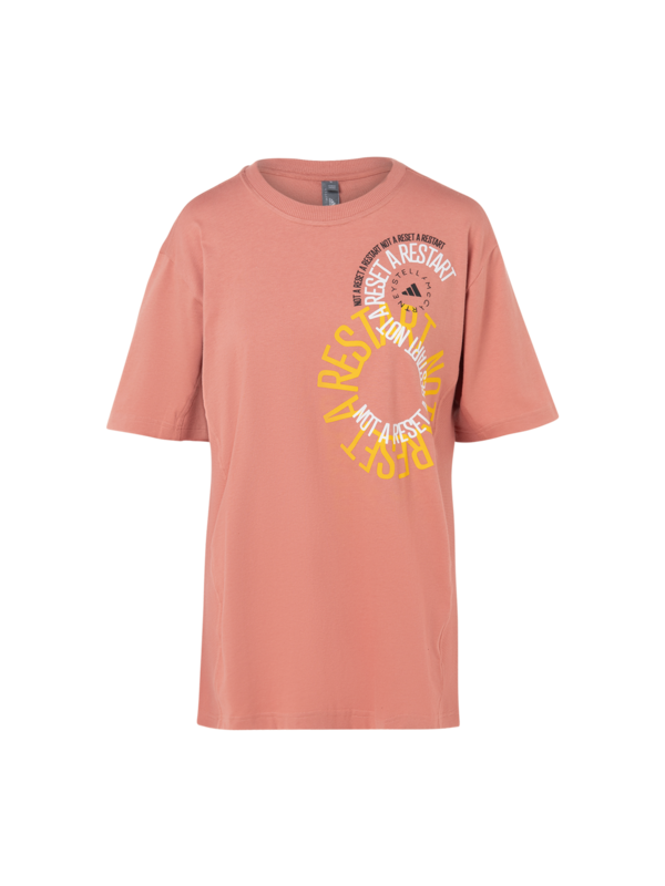 تيشيرت بأكمام قصيرة بطبعة "Restart" من ايه اس ام سي