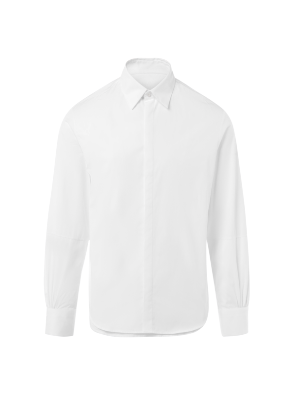 قميص إيلوجن بأكمام طويلة من قماش البوبلين