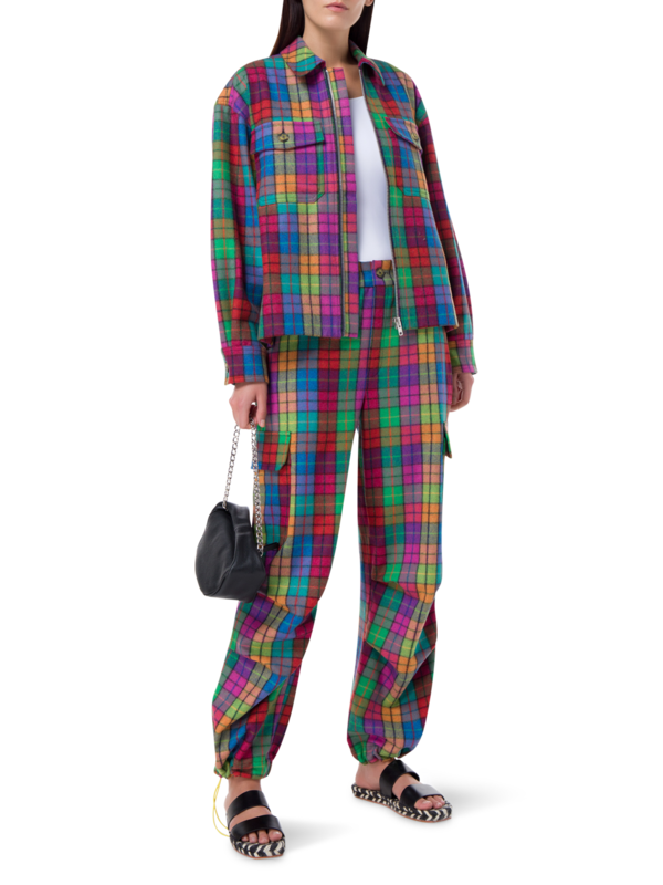 جاكيت كالك باي بنقشة مربعات