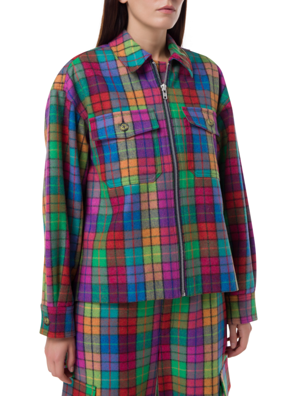 جاكيت كالك باي بنقشة مربعات