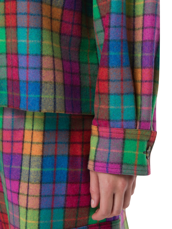 جاكيت كالك باي بنقشة مربعات