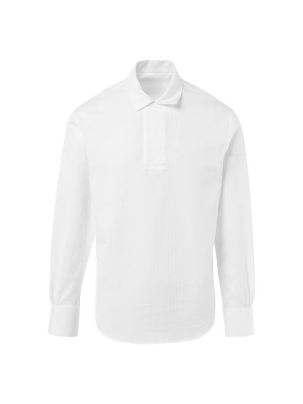 قميص بأكمام طويلة من قماش البوبلين من مارين