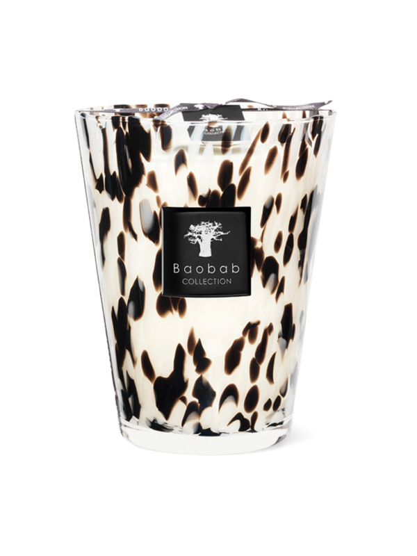 شمعة ماكس 24 معطرة بحبيبات لؤلؤ سوداء