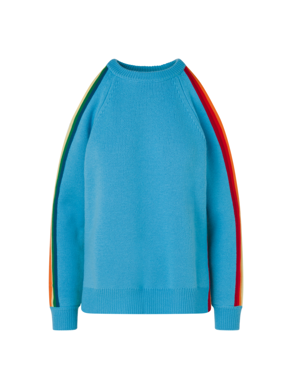 Rainbow 2025 trim sweater