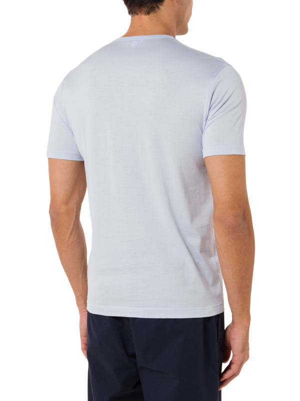 تيشيرت كلاسيكي بفتحة رقبة مستديرة