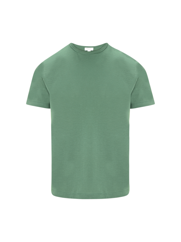 تيشيرت كلاسيكي بفتحة رقبة مستديرة