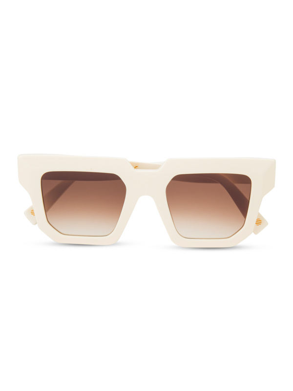 نظارة شمسية جيا RHW بلون عاجي وعدسات بلون أخضر متدرج