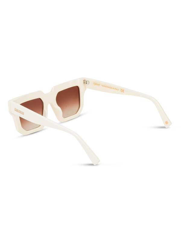 نظارة شمسية جيا RHW بلون عاجي وعدسات بلون أخضر متدرج