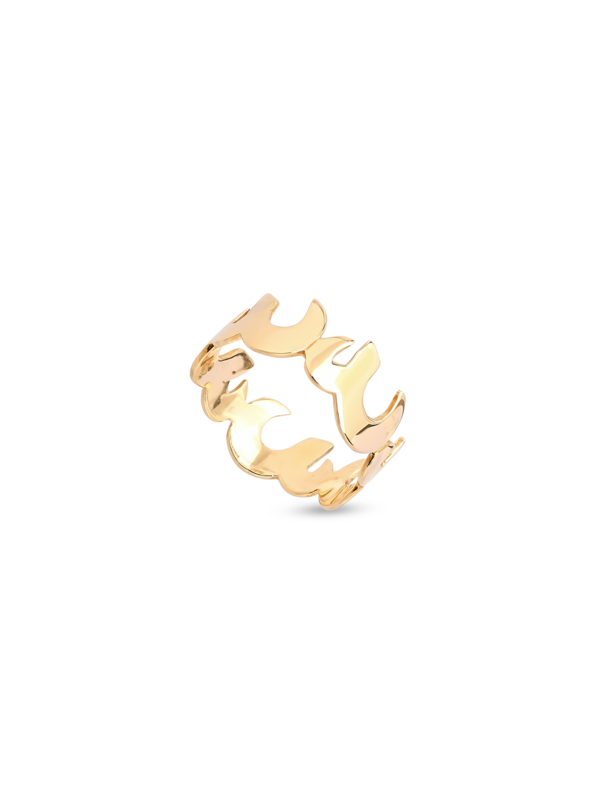 خاتم ارتباط طنطة منقوش بحرف ع