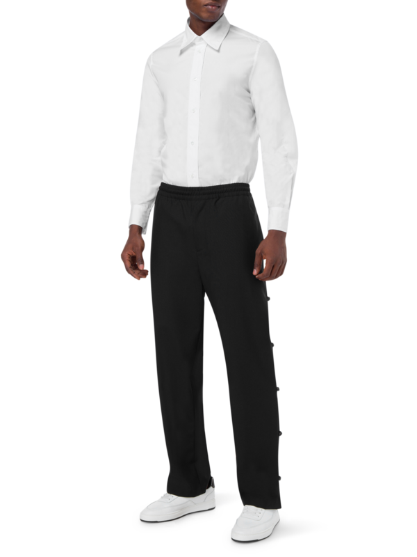 بنطال بخصر مطاطي